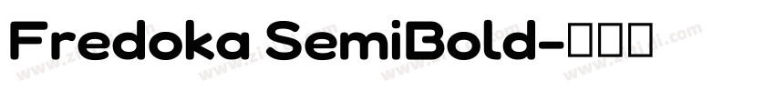 Fredoka SemiBold字体转换 Fredoka SemiBold字体转换